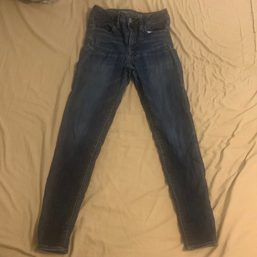 American Eagle High Rise Jeggings size 4 regular super stretch x